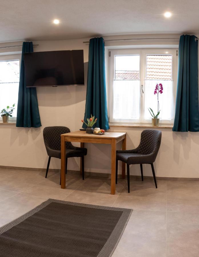 Apartment Alte Raiffeisenkasse โรเทนบวร์ก อ็อบ แดร์เทาเบอร์ ภายนอก รูปภาพ