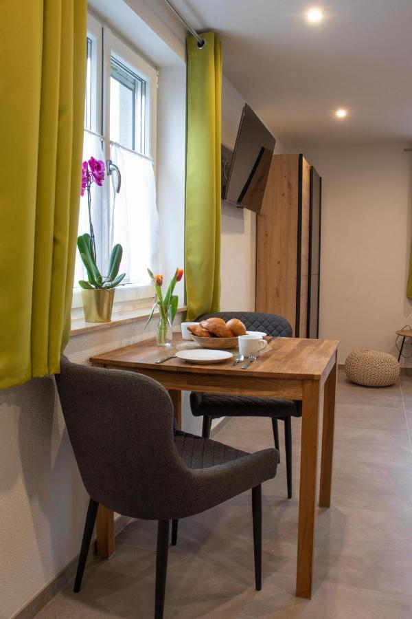 Apartment Alte Raiffeisenkasse โรเทนบวร์ก อ็อบ แดร์เทาเบอร์ ภายนอก รูปภาพ